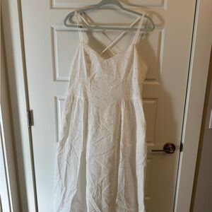 a new day White Strapless Dress